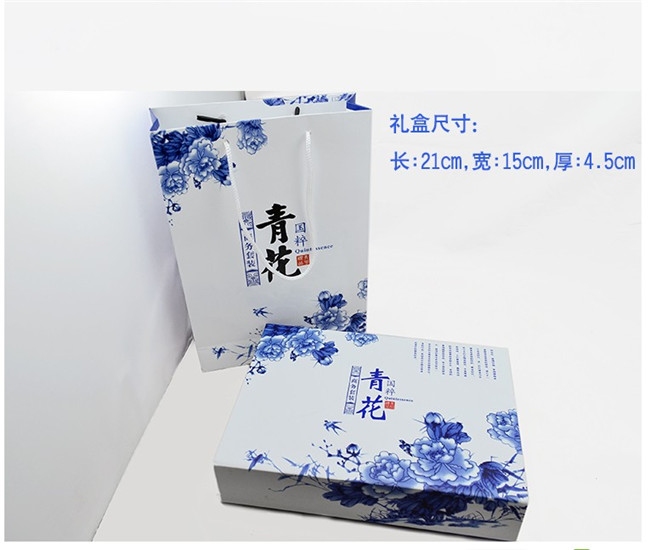 青花瓷U盘,青花瓷三件套礼品U盘,陶瓷U盘