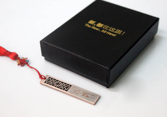 超薄锌合金书签U盘定制厂家,最实惠U盘定制厂家