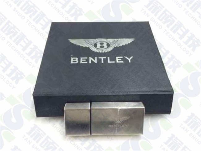 Bentley宾利汽车公司定制全金属U盘 汽车行业商务礼品U盘工厂